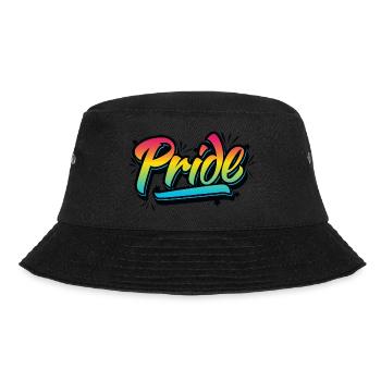 Pride LGBT Gay Queer Gender CSD Party - Bucket Hat - Schwarz - Vorne - Lela (165cm)
