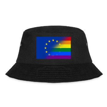 European Union united with the Pride flag - Bucket Hat - black - Front - Lela (165cm)