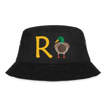 Rente Ente Ruhestand Pension Frührente Geschenk - Bucket Hat - Schwarz - Vorne - Lela (165cm)