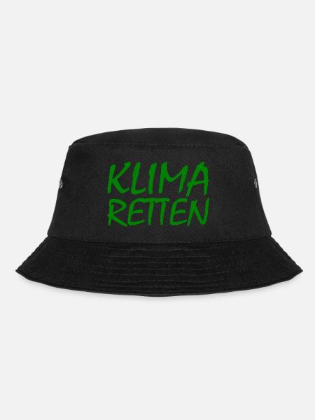 Klima retten - Bucket Hat - Schwarz