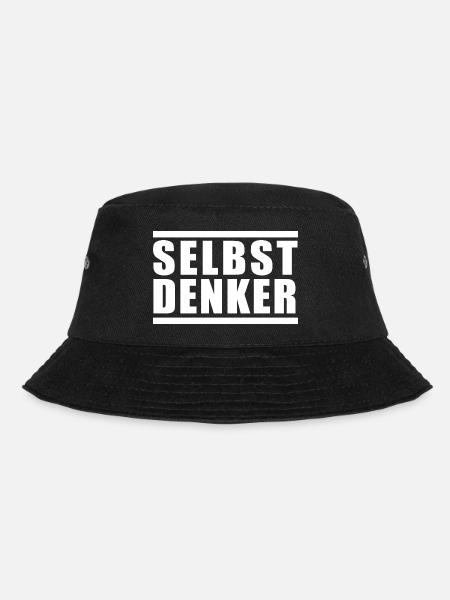 Selbstdenker - Bucket Hat - Schwarz