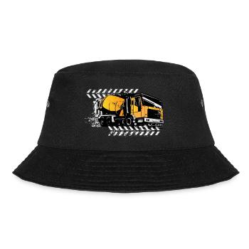 Cement Mixer Truck Construction Truck Construction Site Trucker - Bucket Hat - black - Front - Lela (165cm)