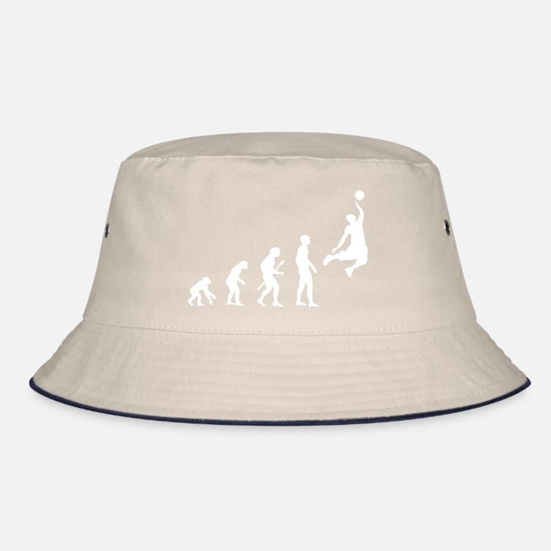 Basketball Evolution with Basketballer Bucket Hat