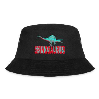 Dinosaurier Spinosaurus - Bucket Hat - Schwarz - Vorne - Lela (165cm)