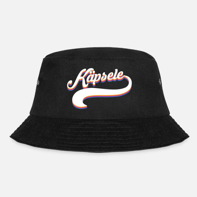 Käpsele - Bucket Hat - Schwarz