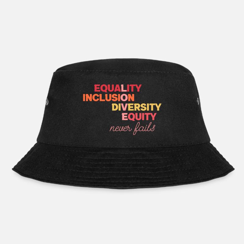 Égalité Inclusion Diversité Justice - Bob - noir