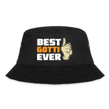 Best Gotti Ever Taufgotti Firmgotti Patin - Bucket Hat - Schwarz - Vorne - Lela (165cm)