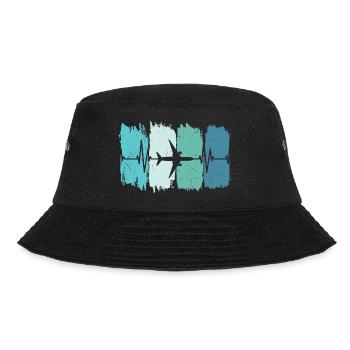 Pilot Funny saying pilot - Bucket Hat - black - Front - Lela (165cm)