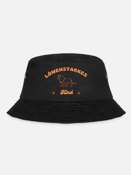 Löwenstarkes Kind - Bucket Hat - Schwarz
