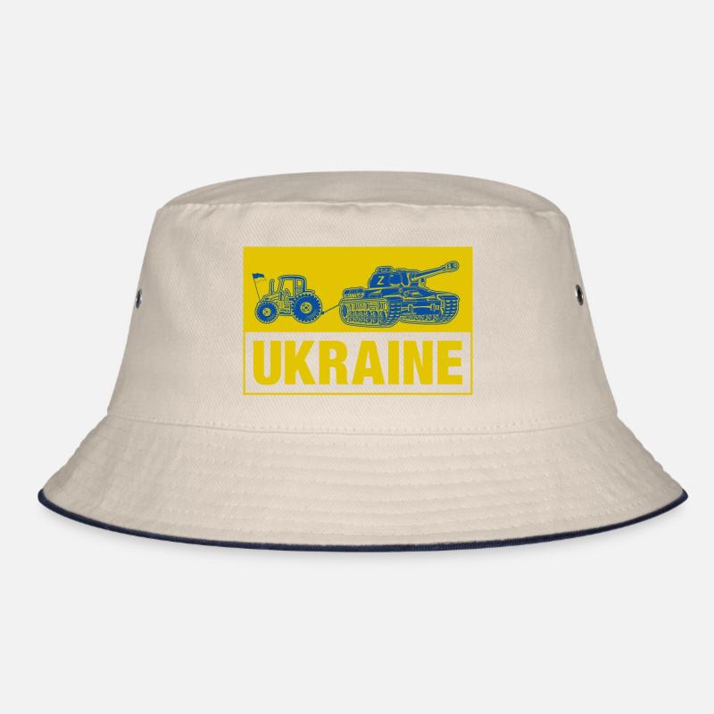 Ukrainischer Bauer stiehlt einen russischen Panzer mit Traktor Bucket Hat