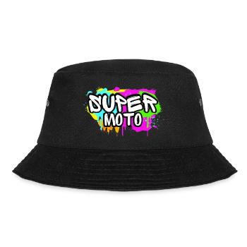 Supermoto / Supermotard / Supermoto Wheelie Biker - Bucket Hat - black - Front - Lela (165cm)