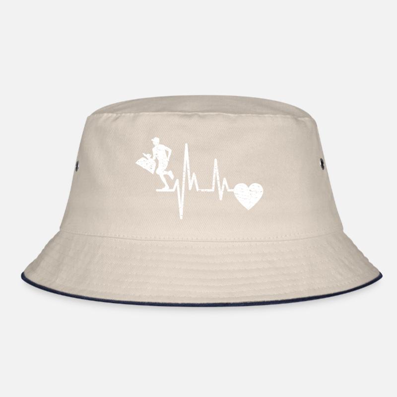 Plogging Heartbeat Jogging Jogging Collect garbage Bucket Hat