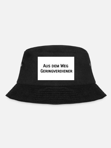 Lustige Sprüche - Bucket Hat - Schwarz
