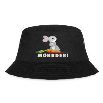 Möhrder - Bucket Hat - Schwarz - Vorne - Lela (165cm)