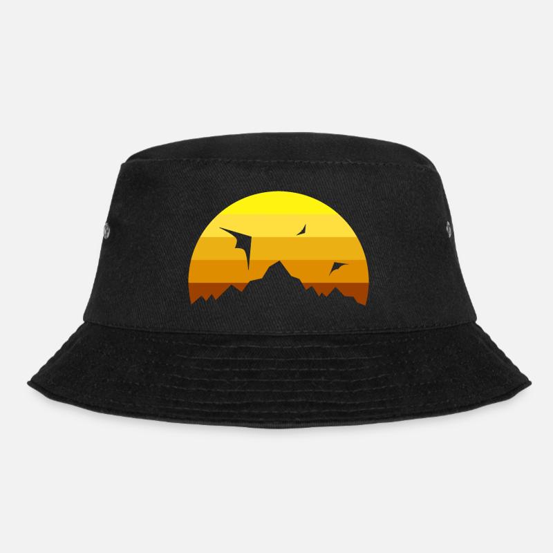 Lenkdrachen - Bucket Hat - Schwarz