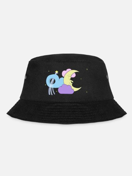 Goodnight Moon - Bucket Hat - black