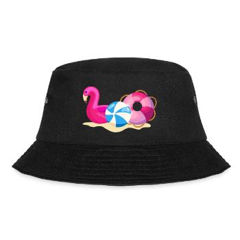 Bathgadges in pink - Bucket Hat - black - Front - Lela (165cm)