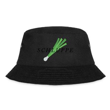 Schluppe - Bucket Hat - Schwarz - Vorne - Lela (165cm)
