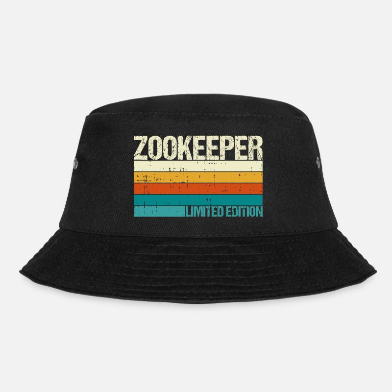Zoowärter - Bucket Hat - Schwarz