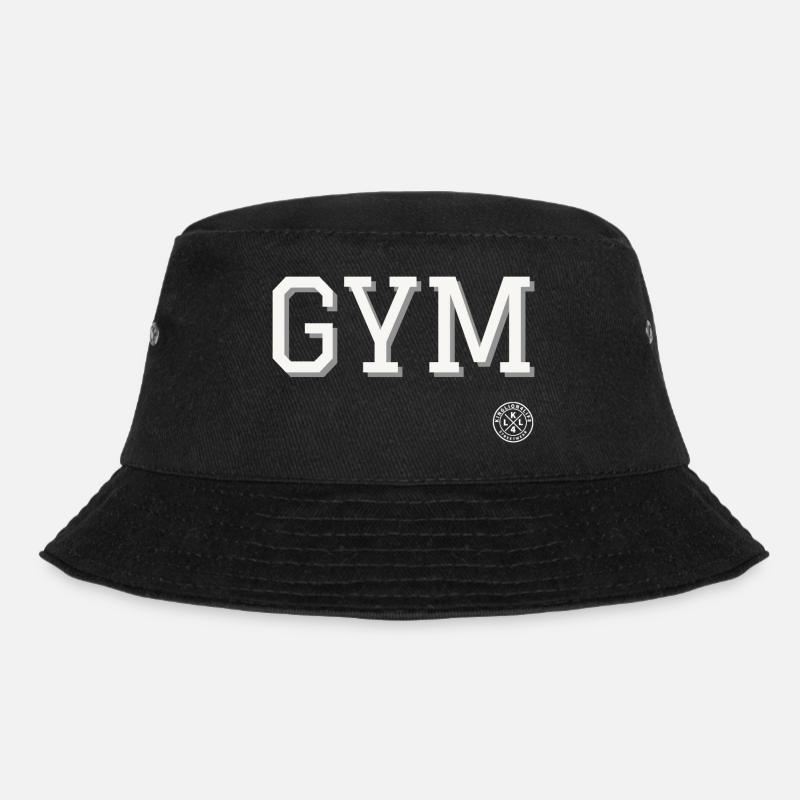 gym - Bucket Hat - Schwarz