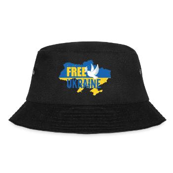 Free Ukraine - Bucket Hat - black - Front - Lela (165cm)