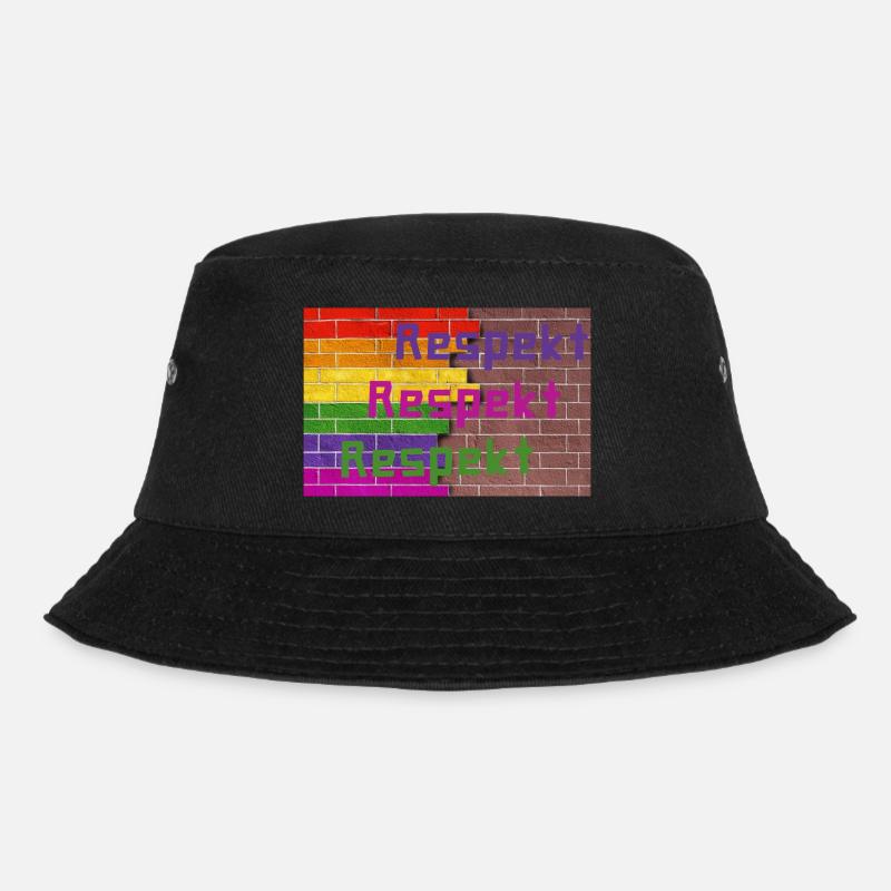 Respekt - Bucket Hat - Schwarz