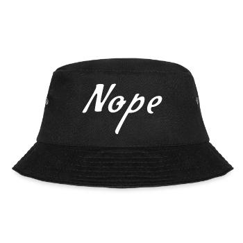Nope - Bucket Hat - Schwarz - Vorne - Lela (165cm)