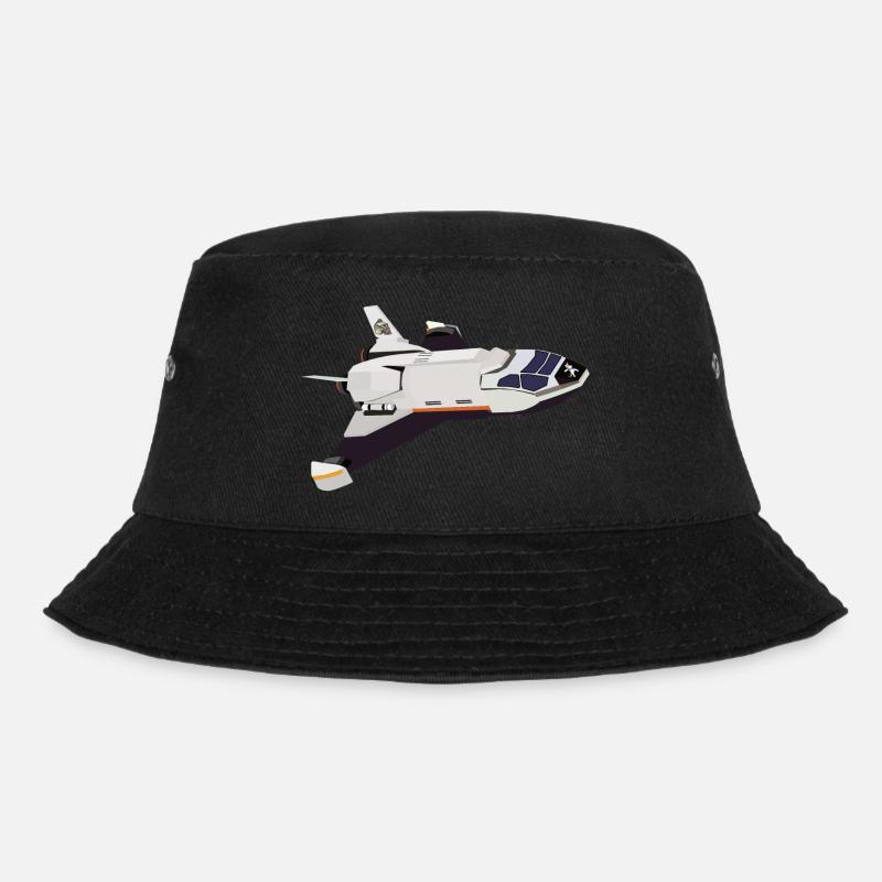 Space Shuttle Flug - Bucket Hat - Schwarz