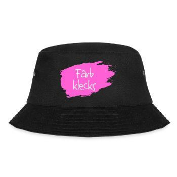 Farbklecks pink - Bucket Hat - Schwarz - Vorne - Lela (165cm)