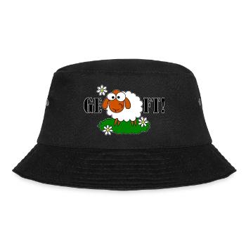 GE - SCHAF - FT! - Bucket Hat - Schwarz - Vorne - Lela (165cm)