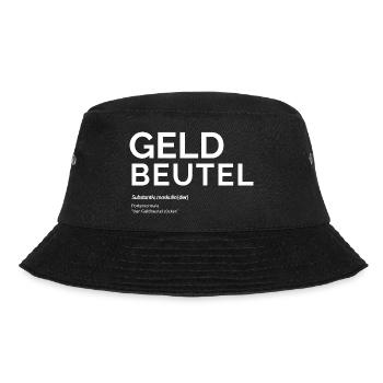 Geldbeutel - Bucket Hat - Schwarz - Vorne - Lela (165cm)