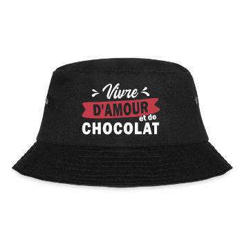 Vivre d'amour et de chocolat - Bob - noir - Devant - Lela (165cm)