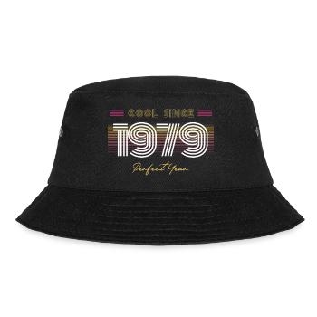Birthday Cool since 1979 - Bucket Hat - black - Front - Lela (165cm)