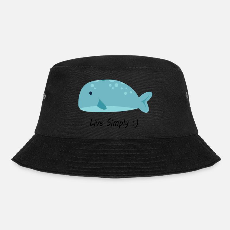 Live Simply - Bucket Hat - black