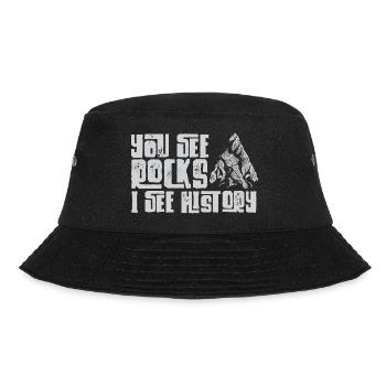 Arrowhead Hunting Pfeilspitzen Sammler - Bucket Hat - Schwarz - Vorne - Lela (165cm)