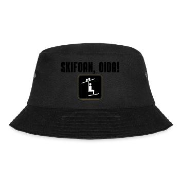 Skifoan, Oida - Bucket Hat - Schwarz - Vorne - Lela (165cm)