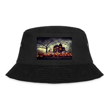 Halloween Landscape - Bucket Hat - black - Front - Lela (165cm)