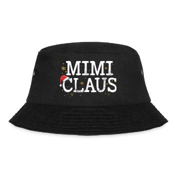 Mimi Claus: Festive Hat Logo - Bucket Hat - black - Front - Lela (165cm)