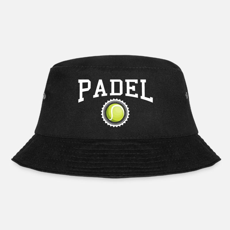 Padel - Gift for padel player - Bucket Hat - black