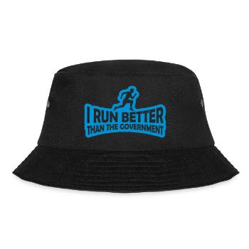 run better than government - Bucket Hat - black - Front - Lela (165cm)