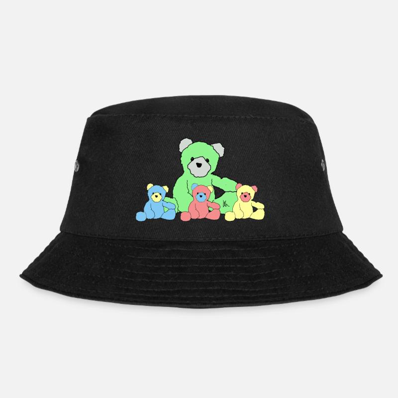 Teddy - Bucket Hat - black