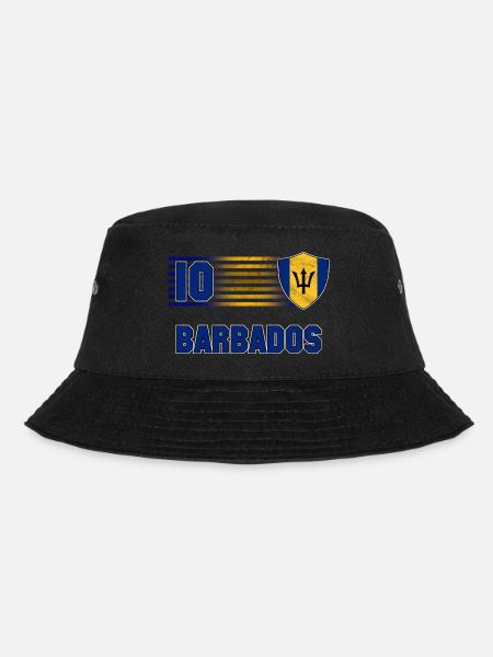 Barbados Fußball Mannschaft - Bucket Hat - Schwarz