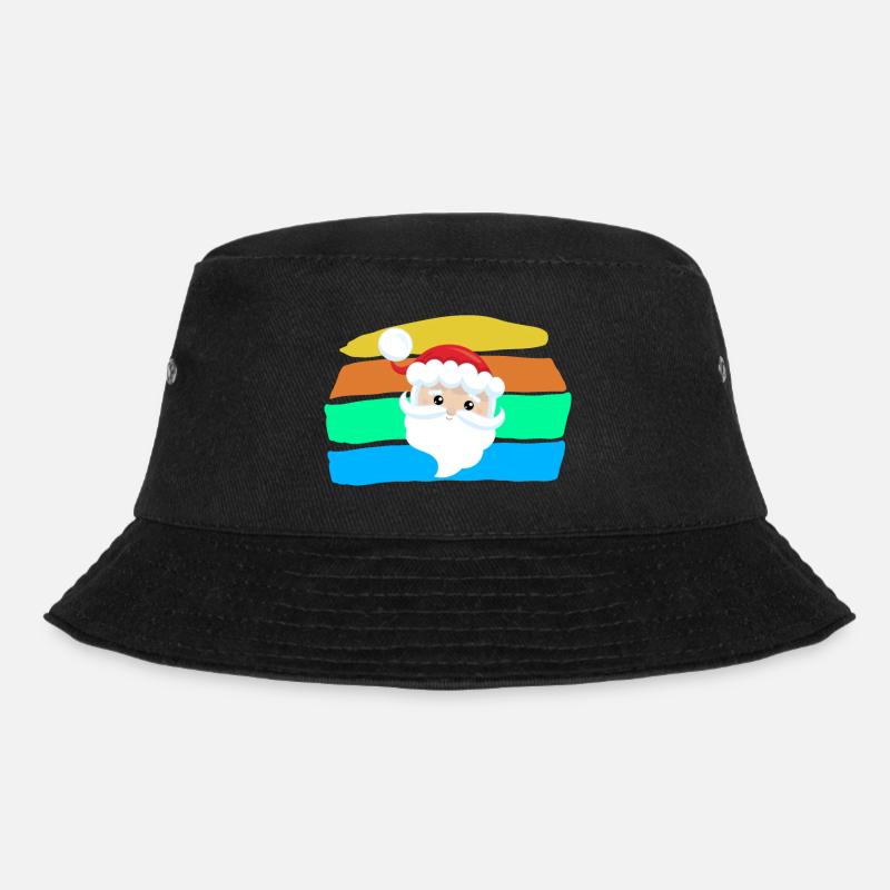 Weihnachtsmann - Bucket Hat - Schwarz