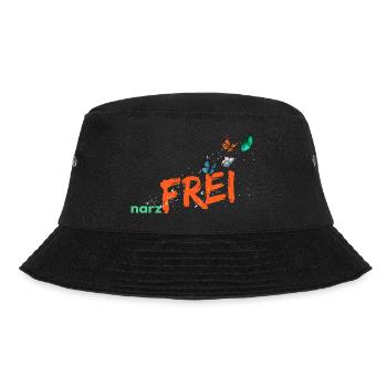 narzfrei orange - Bucket Hat - Schwarz - Vorne - Lela (165cm)