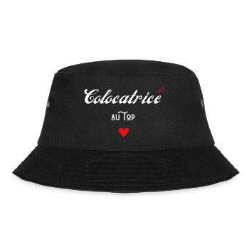 colocatrice au top idée cadeau - Bob - noir - Devant - Lela (165cm)