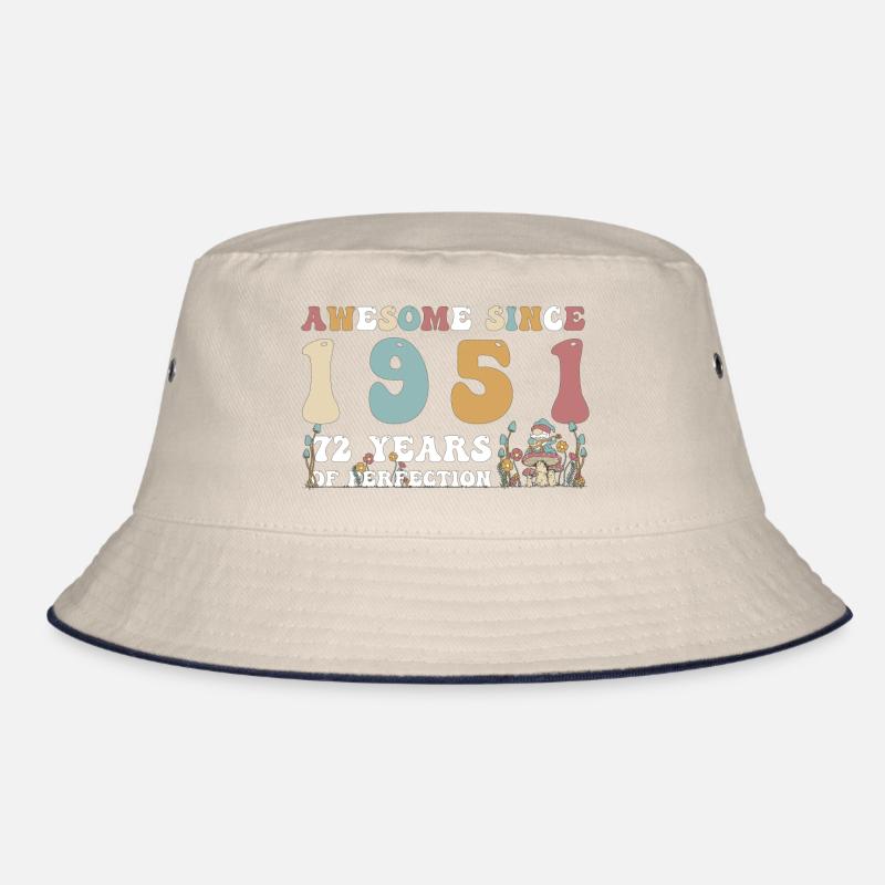 Großartig seit 1951 72 Jahr der Perfektion - 72. Bucket Hat