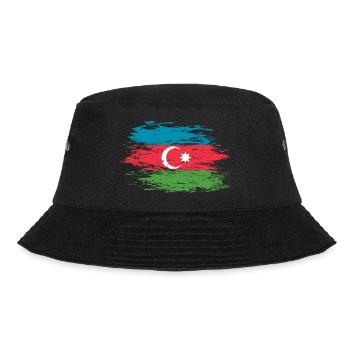 Azerbaijan used - Bucket Hat - black - Front - Lela (165cm)