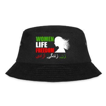 Women life freedom - Bucket Hat - black - Front - Lela (165cm)