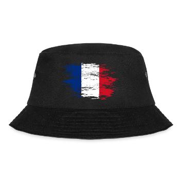 Drapeau de la France utilisé - Bob - noir - Devant - Lela (165cm)