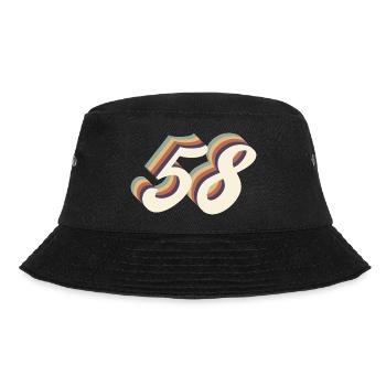 58th anniversary vintage - Bucket Hat - black - Front - Lela (165cm)